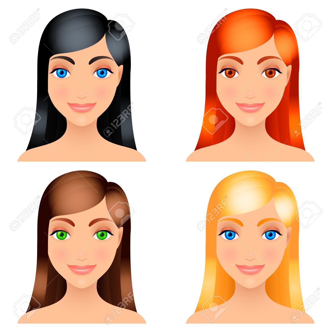 hair color clip art 10 free Cliparts | Download images on Clipground 2024