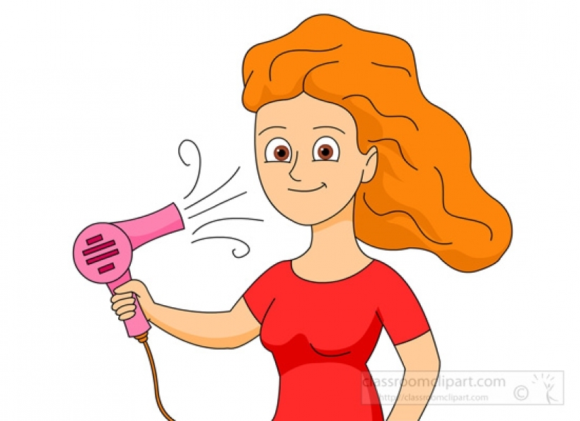 girl drying hair clipart girl drying hair clipart beauty cosmetics.