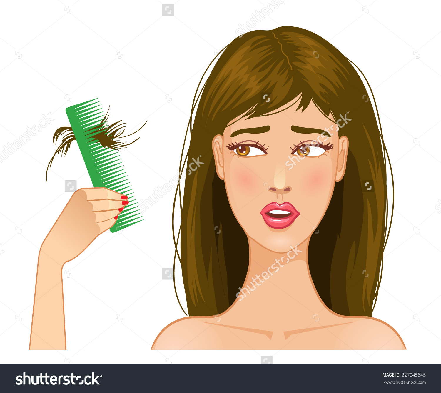 Hair loss clipart - Clipground