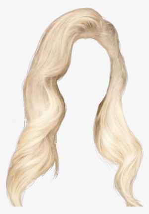 short blonde wig png.
