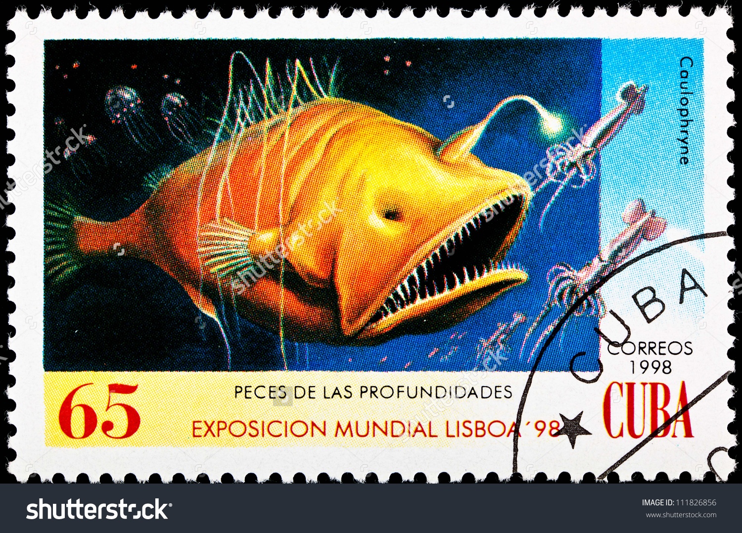 Cuba Circa 1998 Stamp Printed Cuba Stock Photo 111826856.
