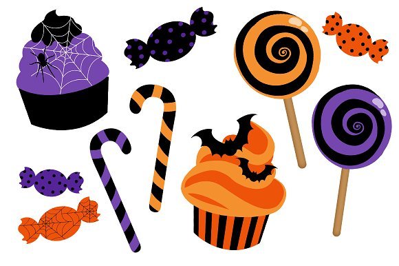 Halloween candy clipart png » Clipart Portal.