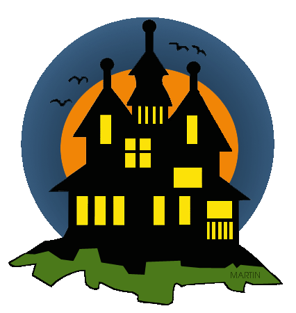 Haunted Houses Clipart.