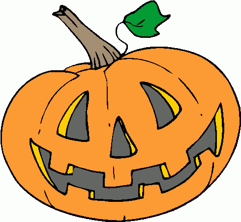 Happy Halloween Pumpkin Clipart.