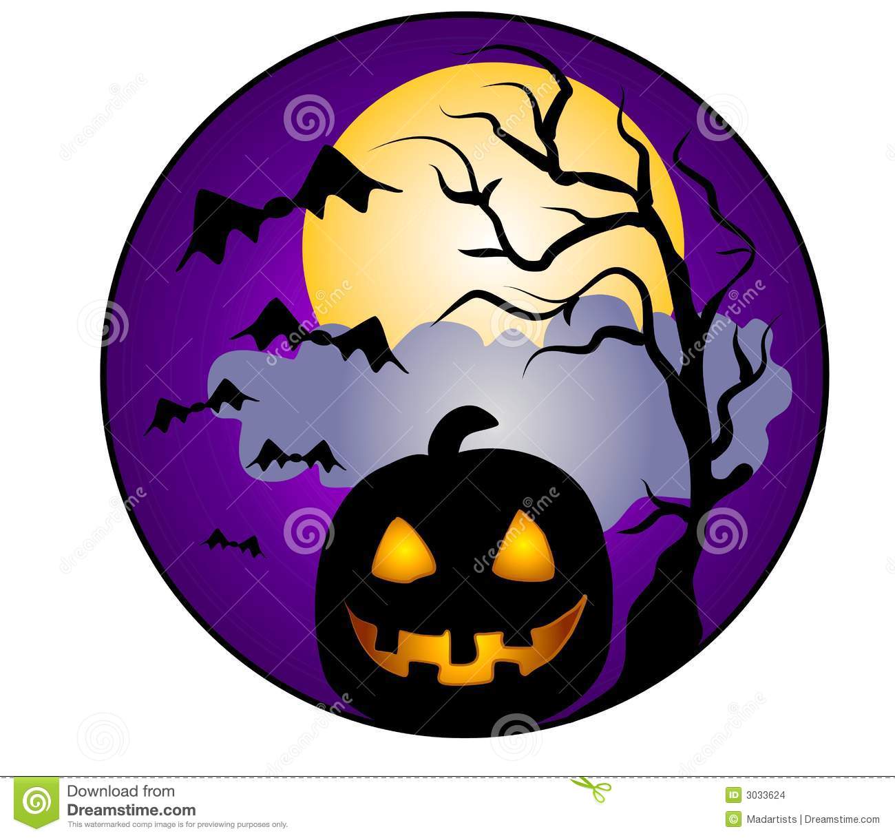 Halloween Pumpkin Clip Art Stock Images.