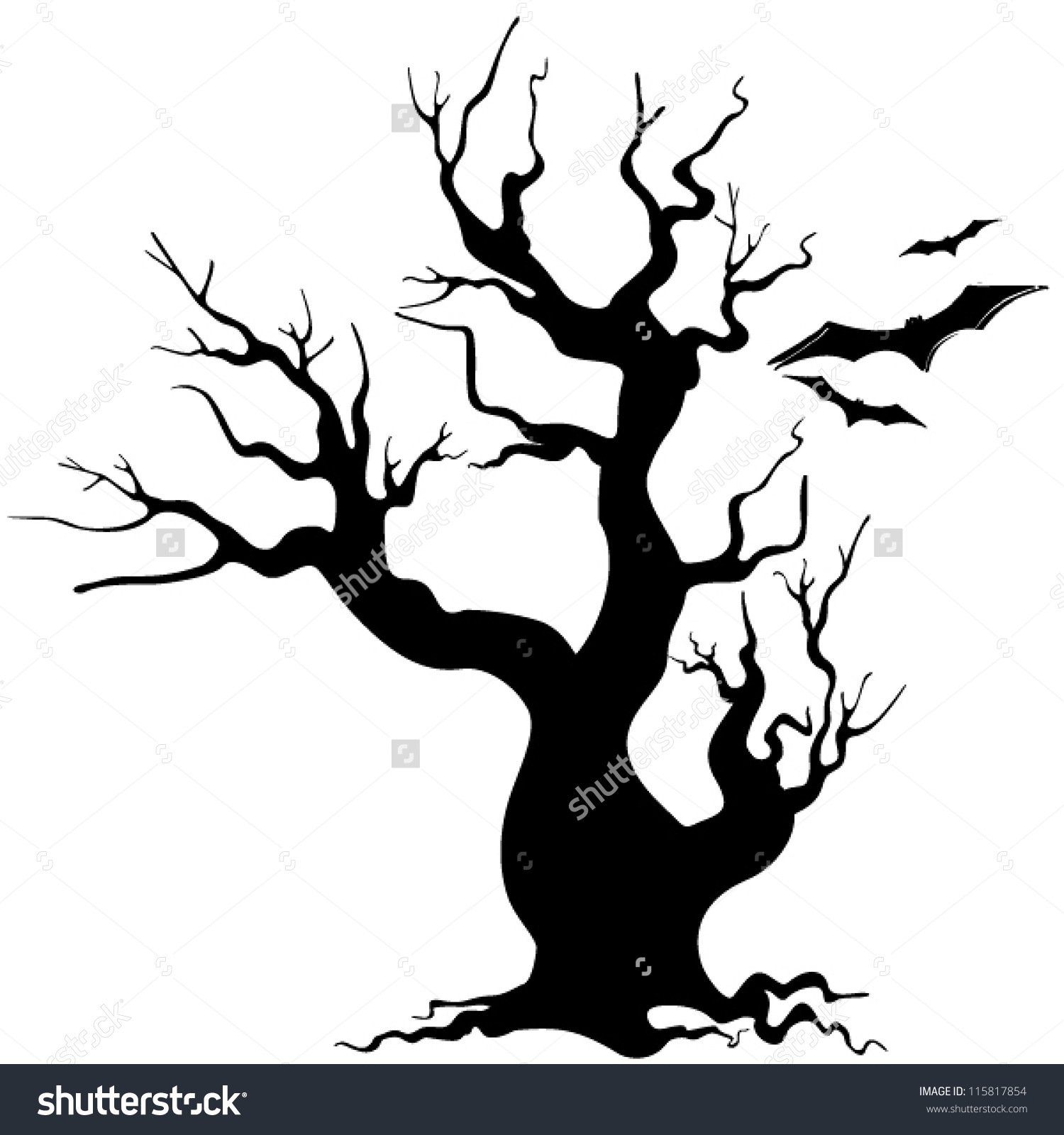 Download halloween tree silhouette clipart 20 free Cliparts ...