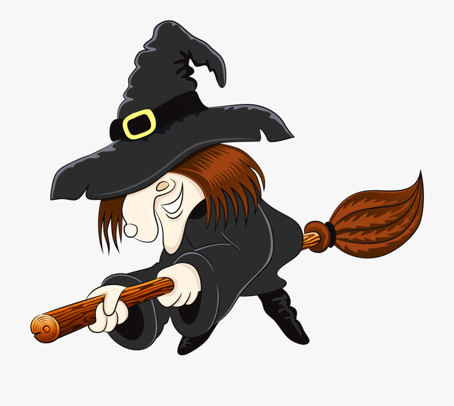Halloween Witch Clipart.
