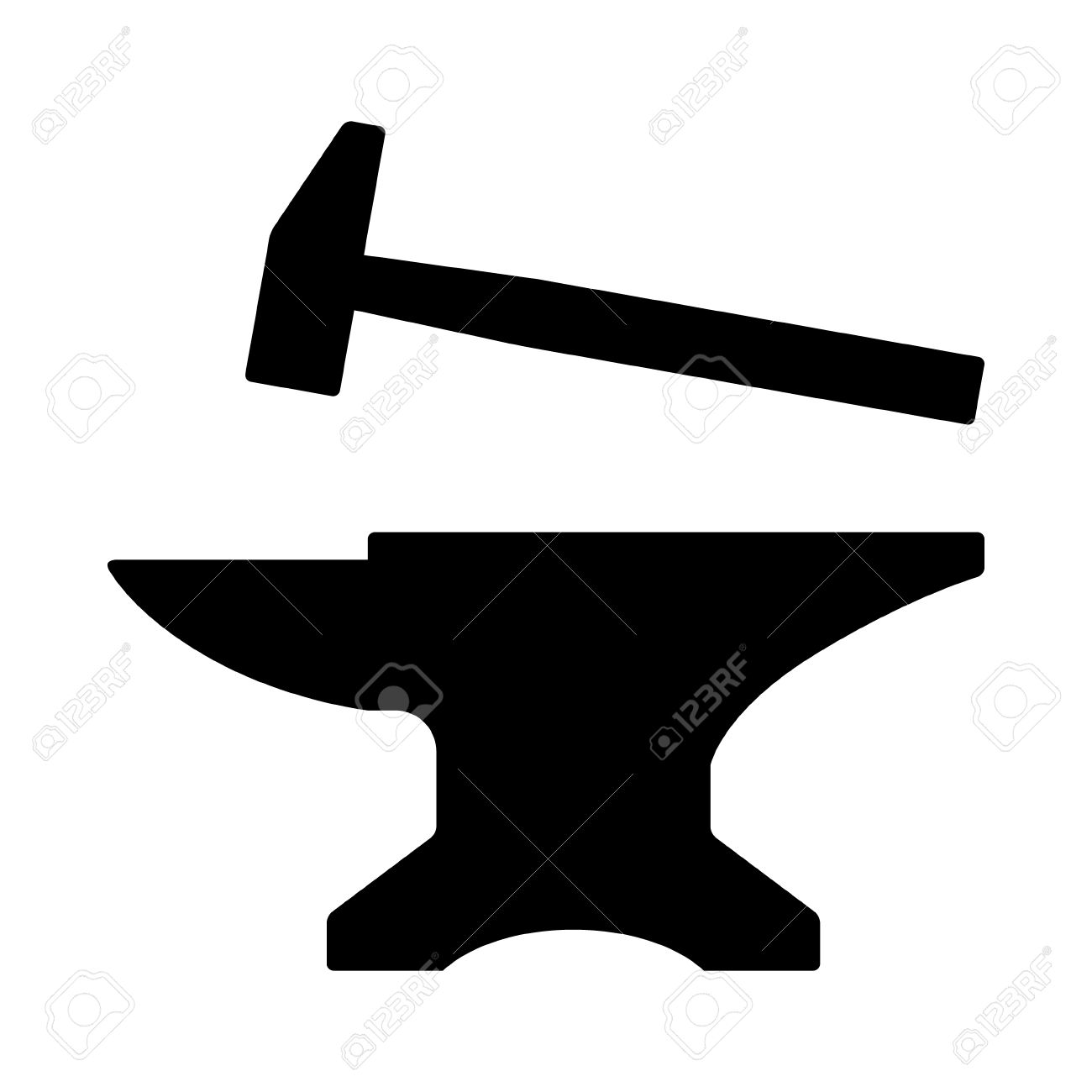 166 Anvil free clipart.