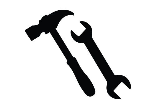 Clipart hammer silhouette, Clipart hammer silhouette.