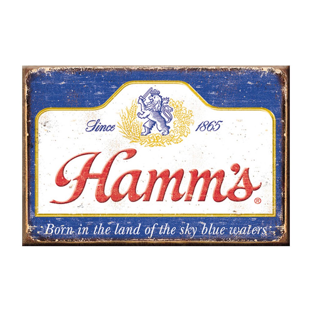 Hamm\'s Faded Logo Magnet.
