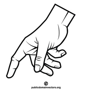 1495 free hand gesture clipart.