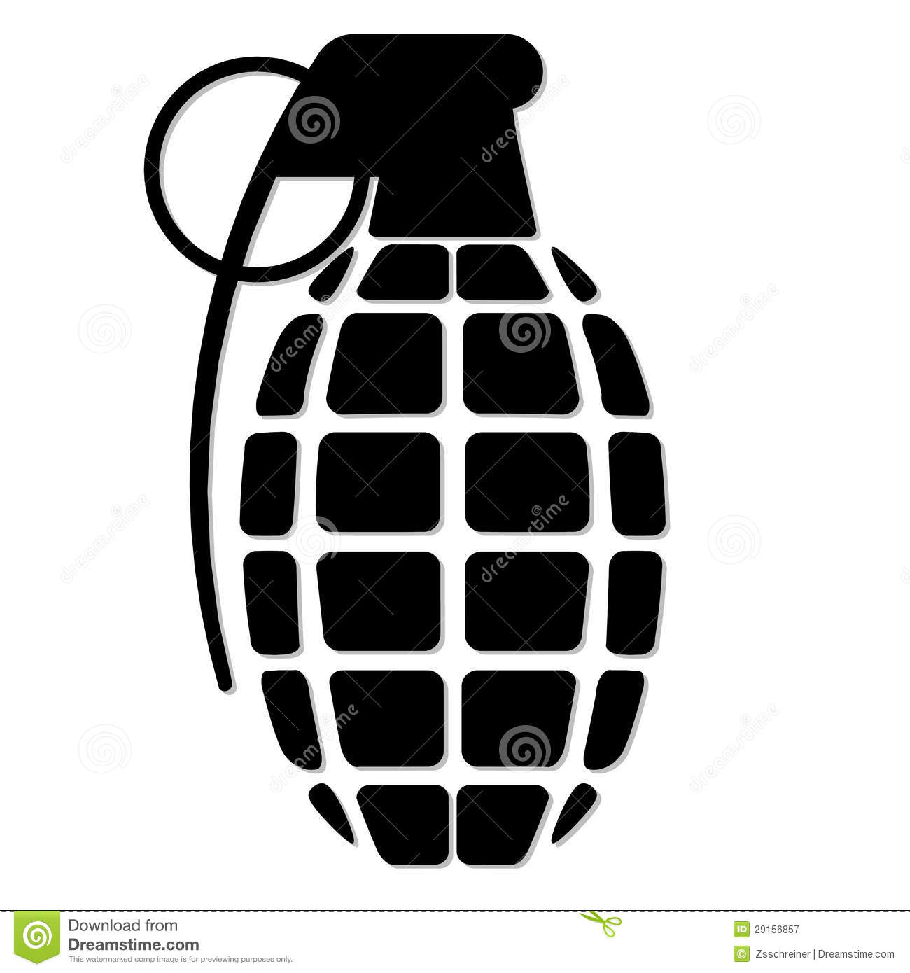 Hand Grenade Royalty Free Stock Photography.