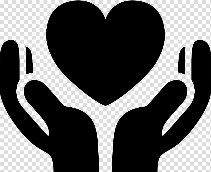 Computer Icons Hand heart Share icon, heart transparent background.