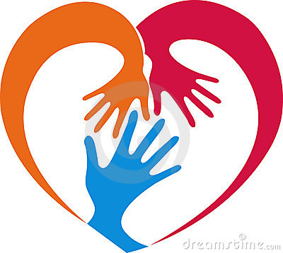 Heart in hand clipart.