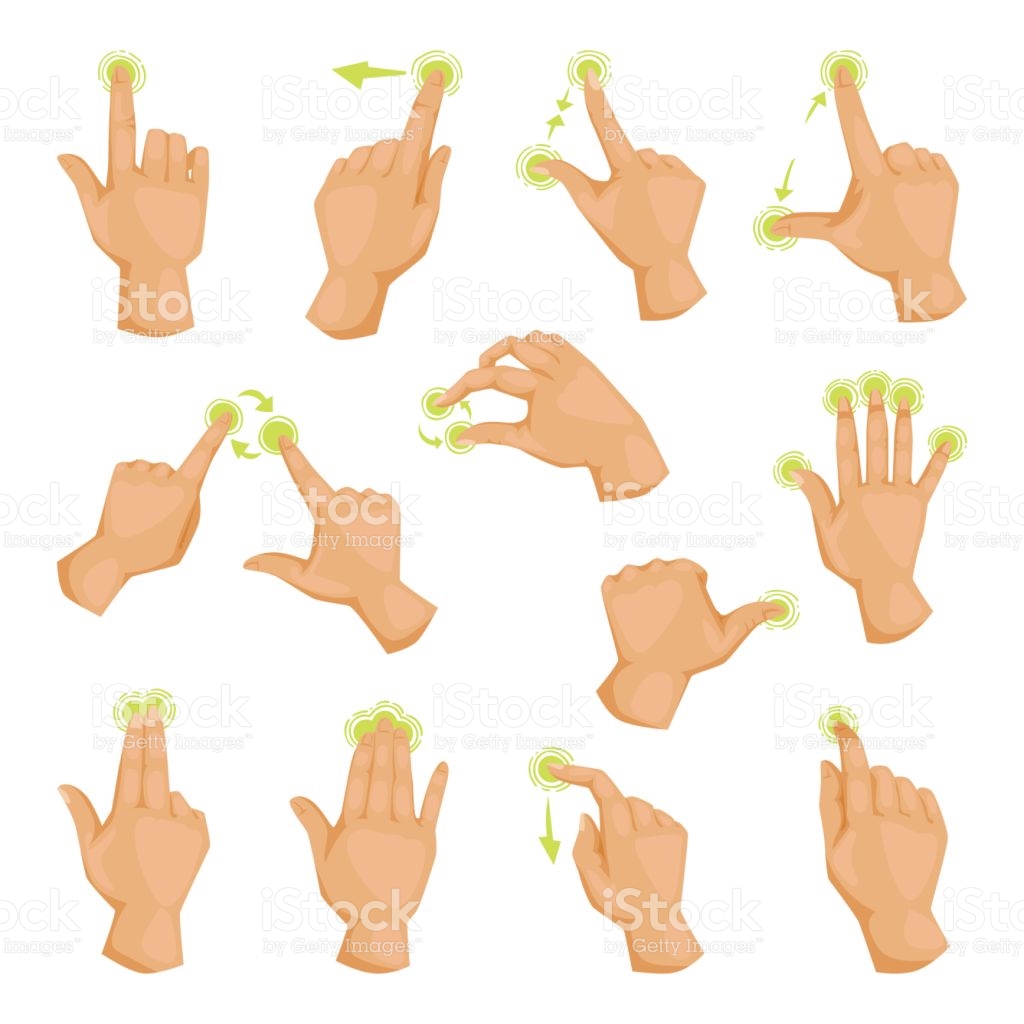 Gestures In Communication Clipart.