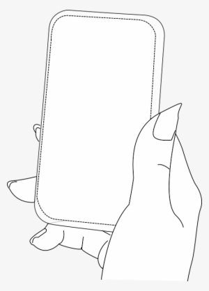 Hand Holding Phone PNG Images.