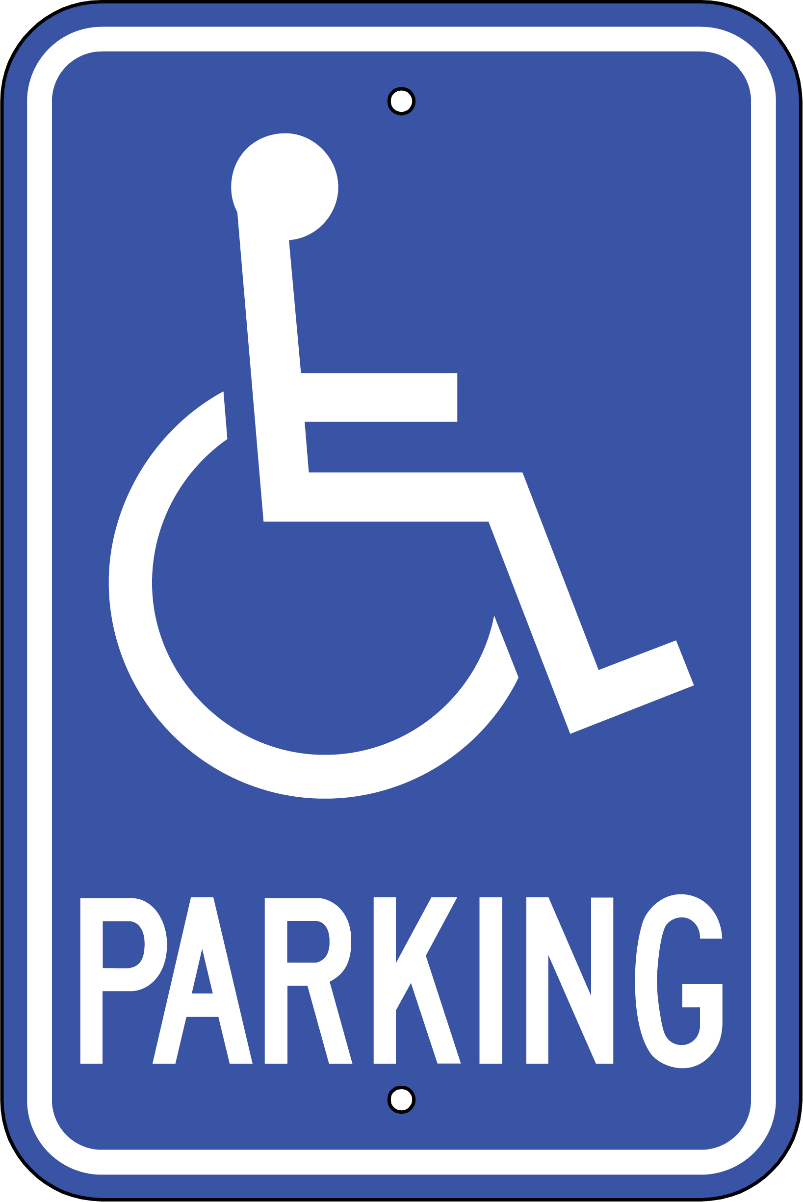 Handicap parking clipart.