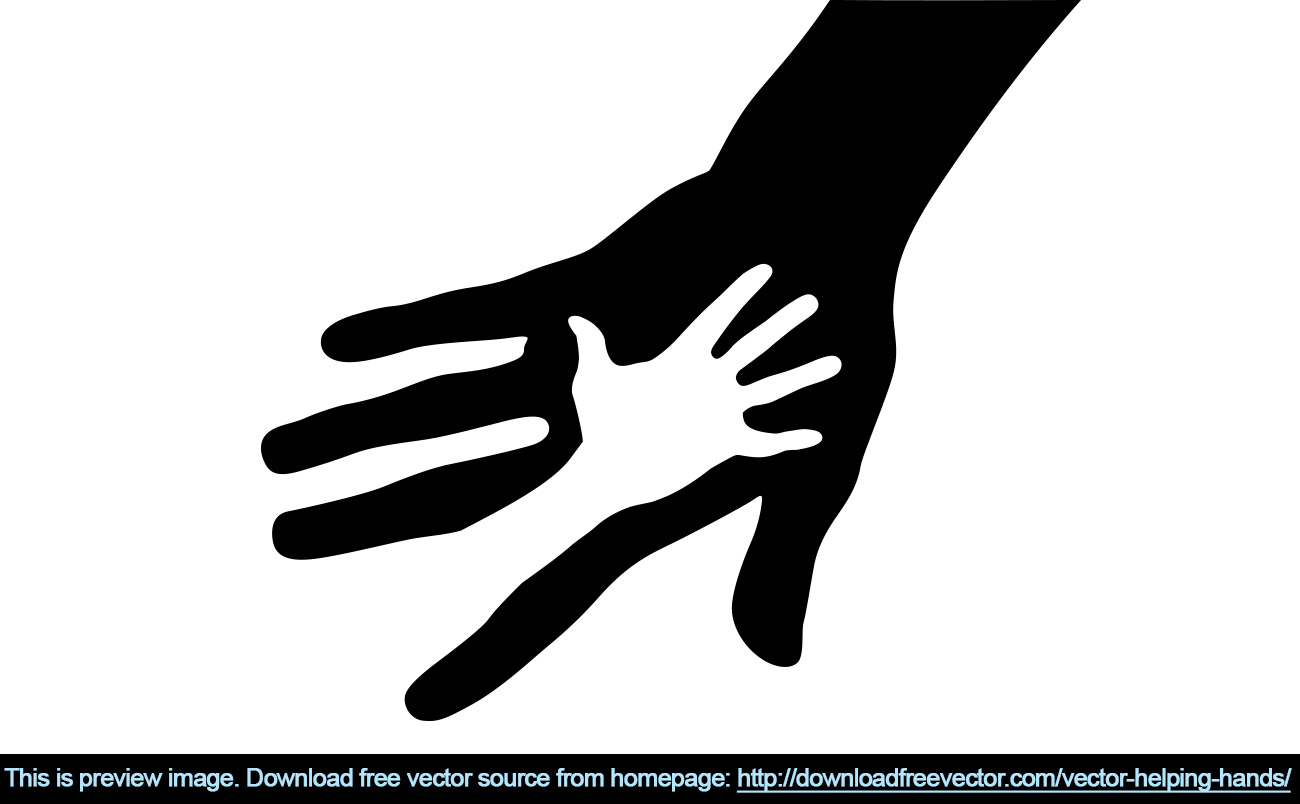 Two Hands Clipart.
