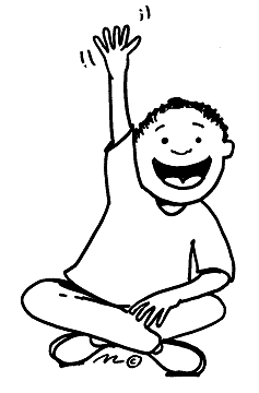 Raise Hand Clipart.