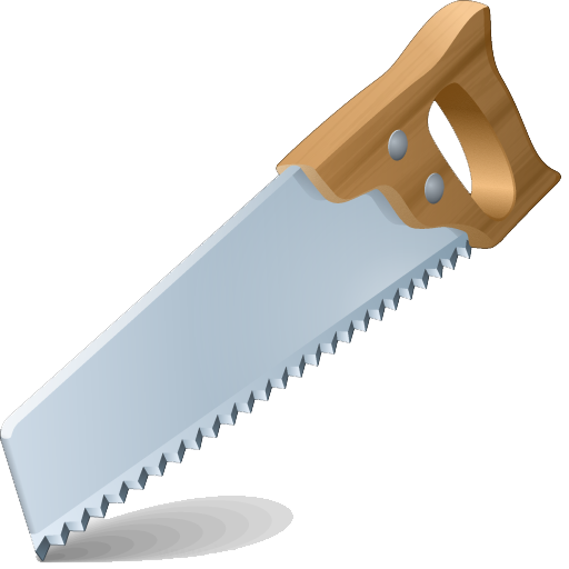 Hand Saw PNG Transparent Images.