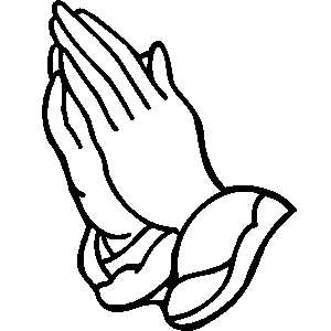Clip art of praying hands free clipart images clipartcow.