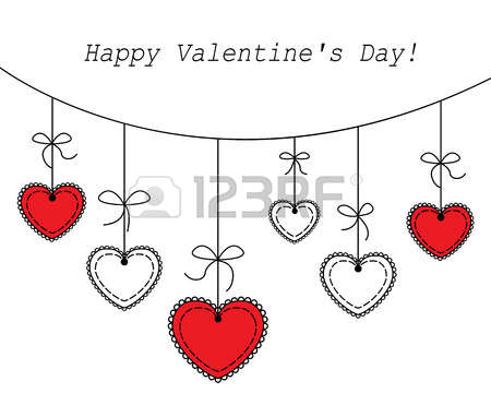 4,166 Hanging Heart Cliparts, Stock Vector And Royalty Free.