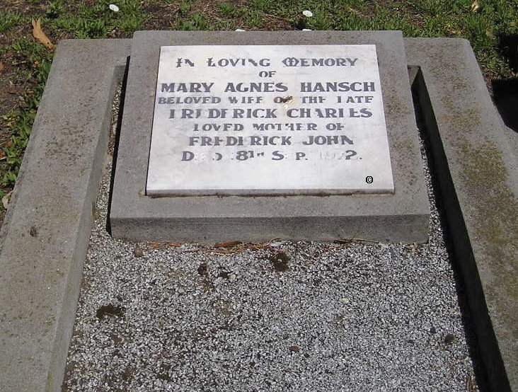 Gravesites Of Tasmania.