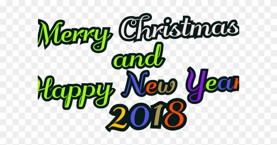 Christmas And Happy New Year Images 2018 With Clipart.