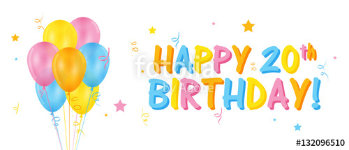 happy 20th birthday clipart 20 free Cliparts | Download images on