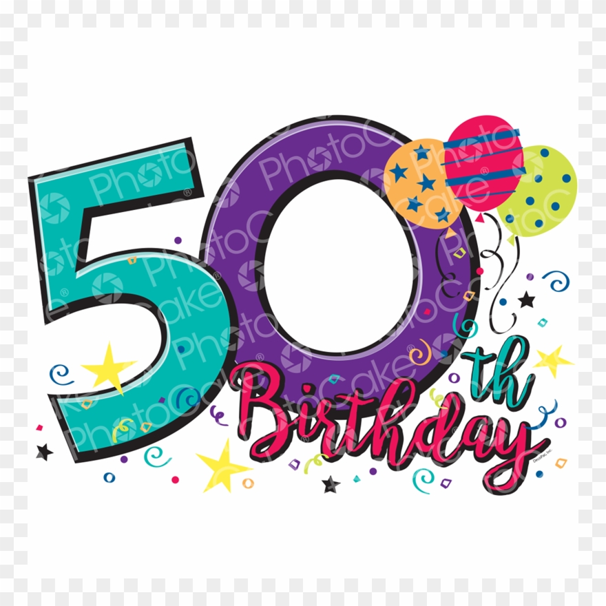 Happy 50th Birthday Clipart 10 Free Cliparts Download Images On