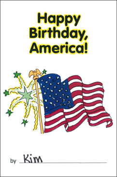 Happy Birthday, America! Write & Read Book.