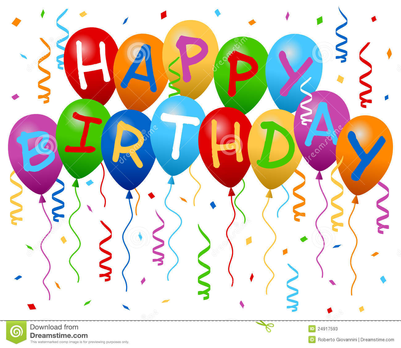 Free Clipart Images Birthday Balloons.