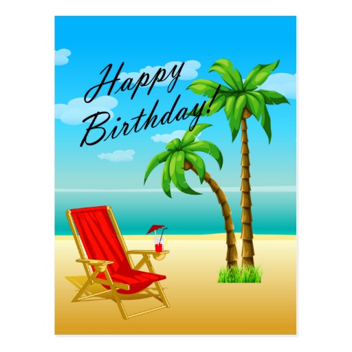 Happy Birthday Beach Clipart (57+).