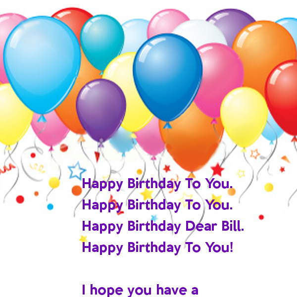 happy birthday bill clipart 20 free Cliparts | Download images on ...