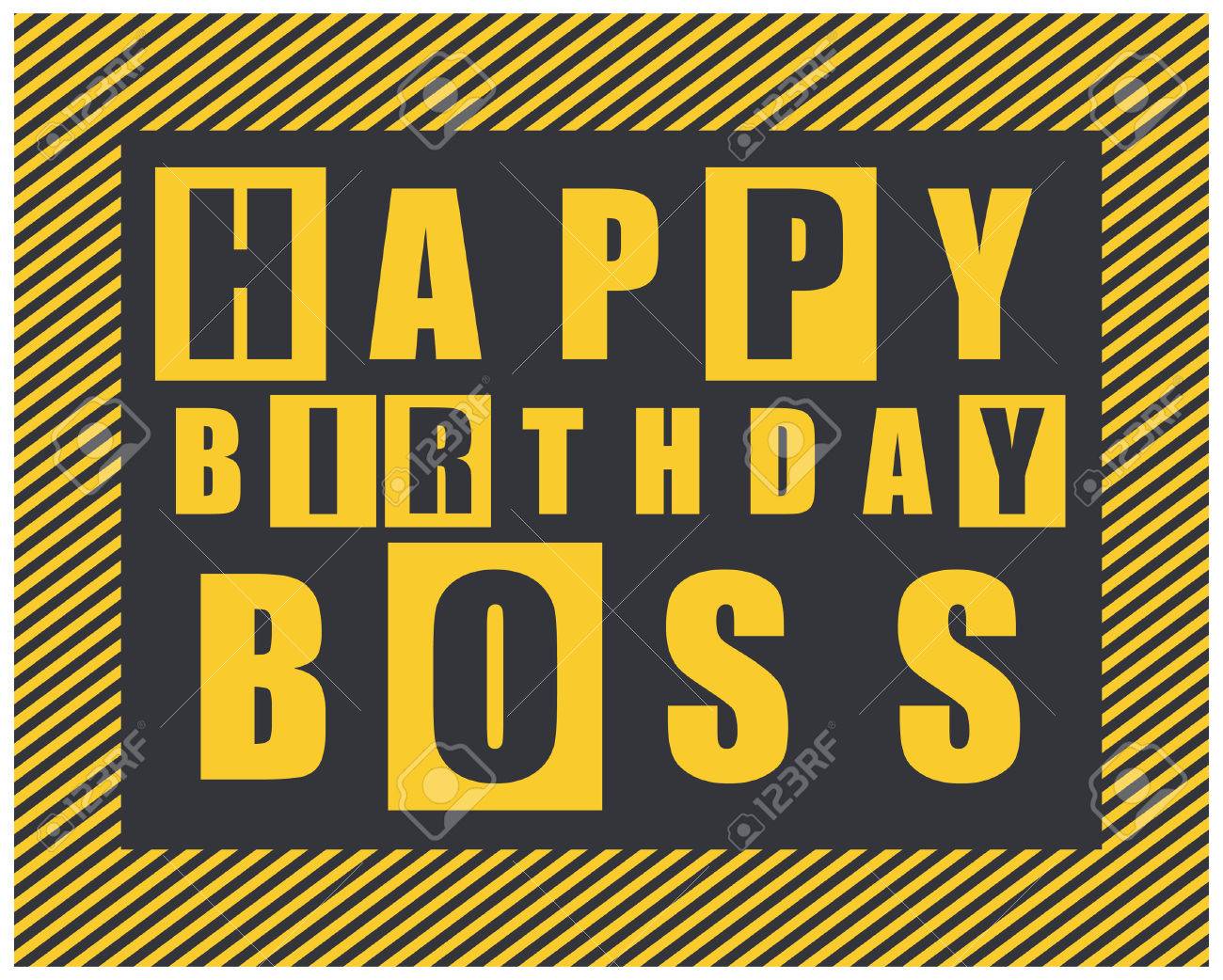 Happy Birthday Boss Clip Art