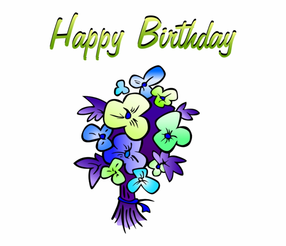 happy birthday clipart flowers 10 free Cliparts | Download images on ...