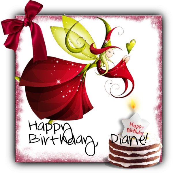 happy birthday diane clipart - Clipground.