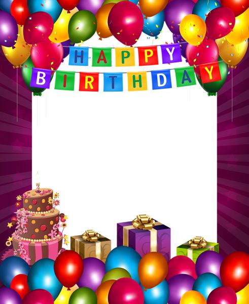 happy birthday frame clipart 20 free Cliparts | Download images on ...