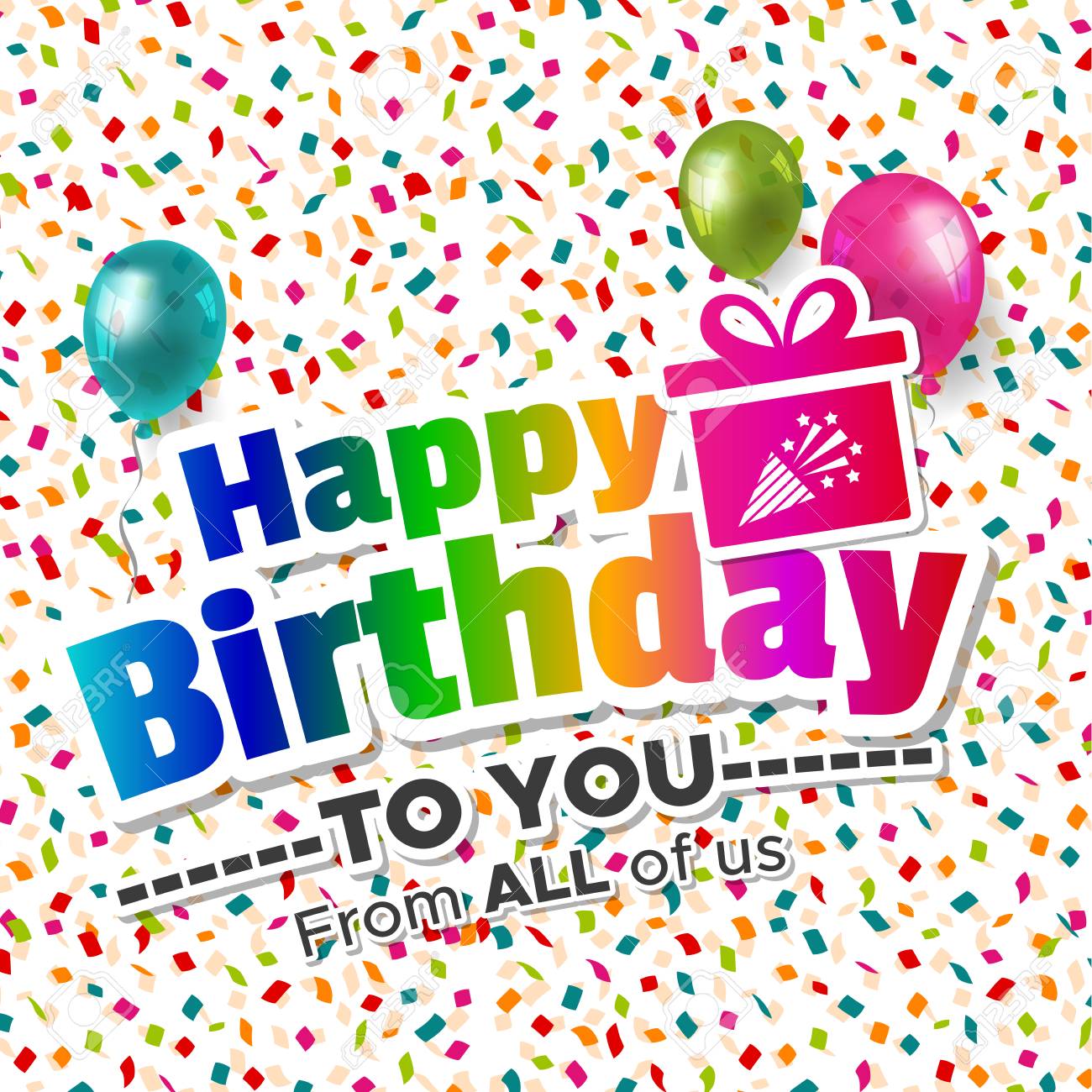 happy birthday from all of us clipart 10 free Cliparts ...