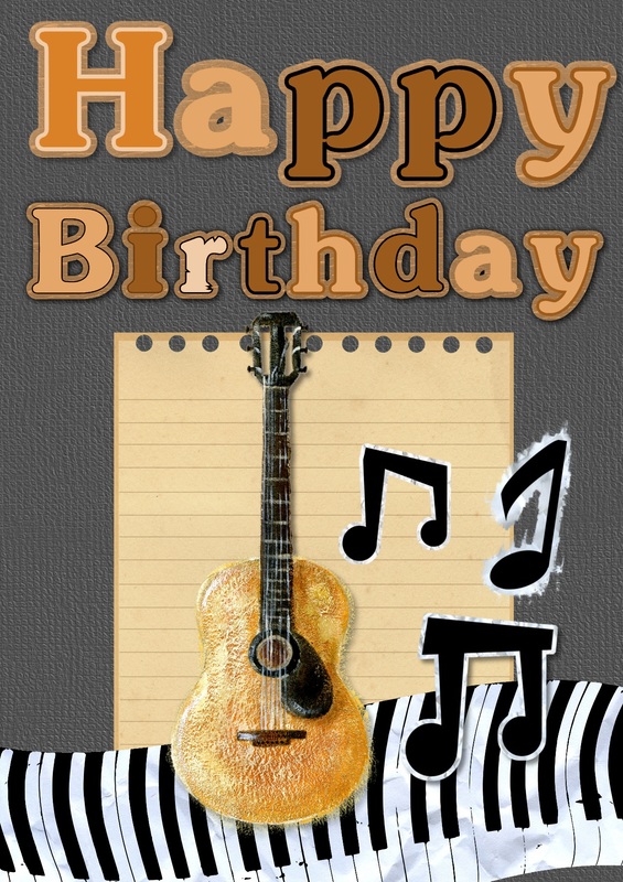 happy birthday guitar clipart 20 free Cliparts | Download images on ...