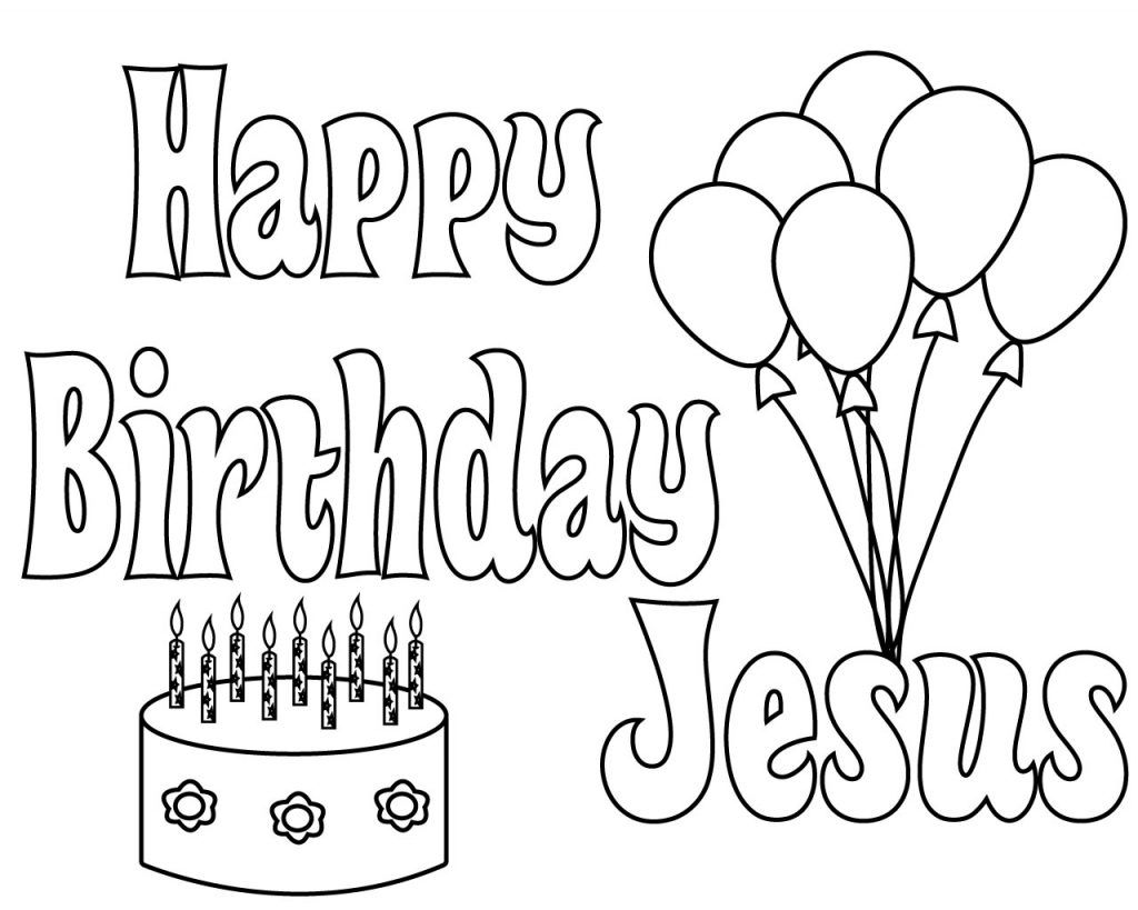 Happy Birthday Jesus Printable