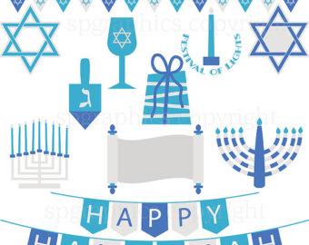 Hanukkah clipart.