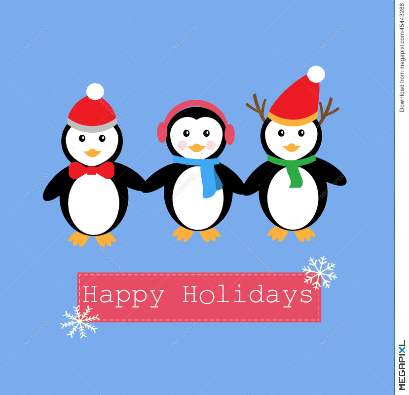 happy holidays penguin clipart 10 free Cliparts | Download images on ...