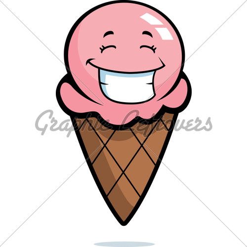 Ice Cream Cone Smiling · GL Stock Images.
