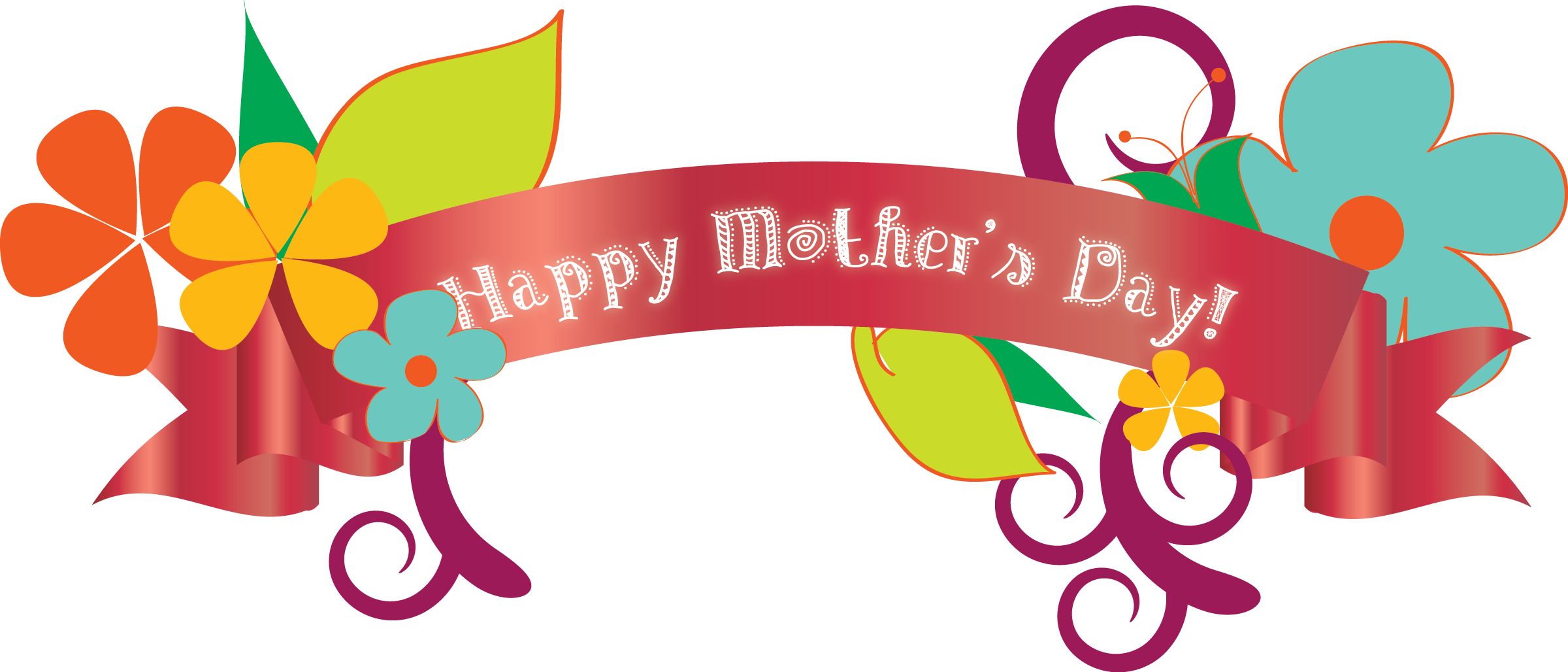Happy Mothers Day banner clipart - ClipGround