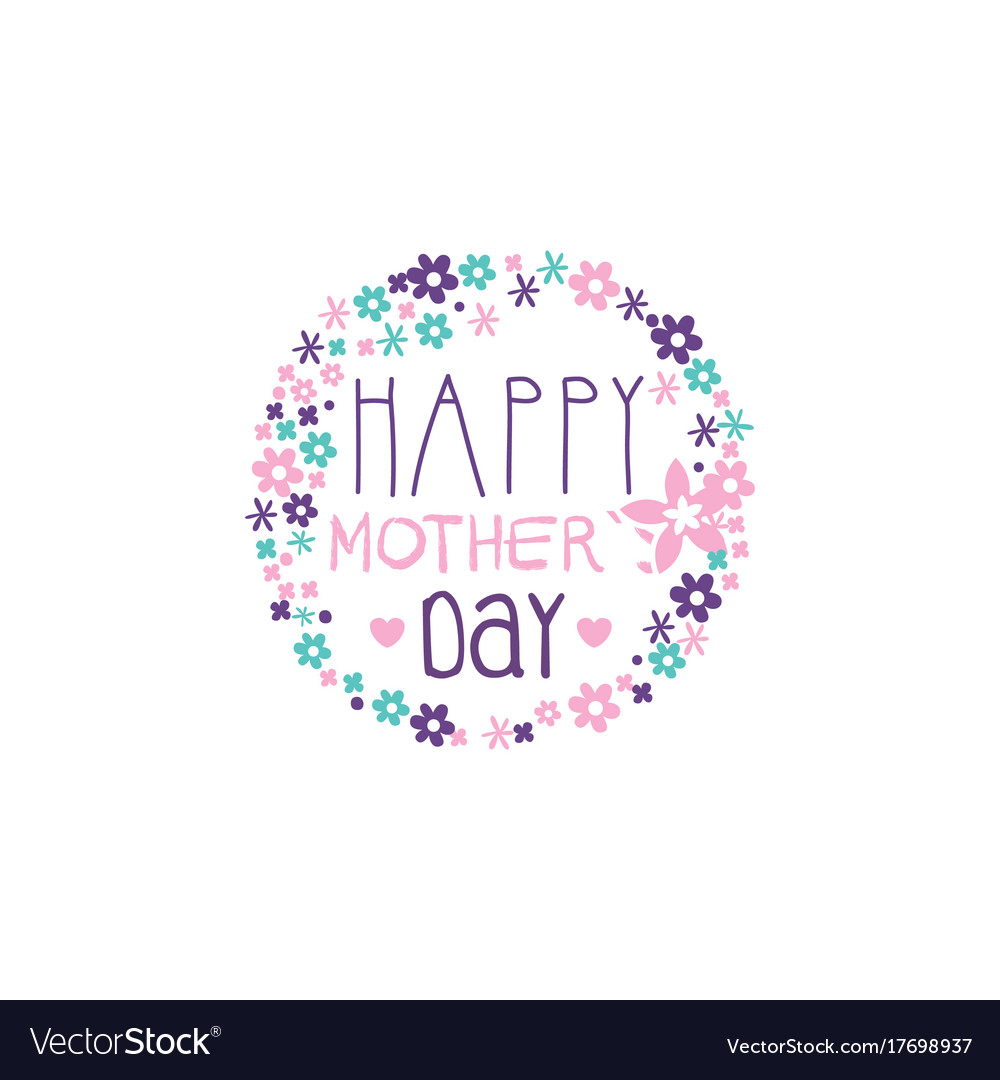 happy mothers day template.