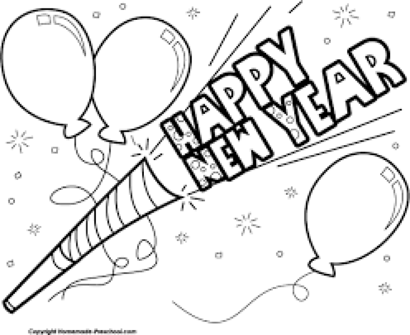 happy new year 2016 black and white clipart 20 free Cliparts | Download