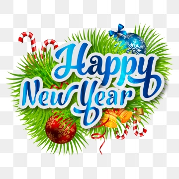 Happy New Year PNG Images.