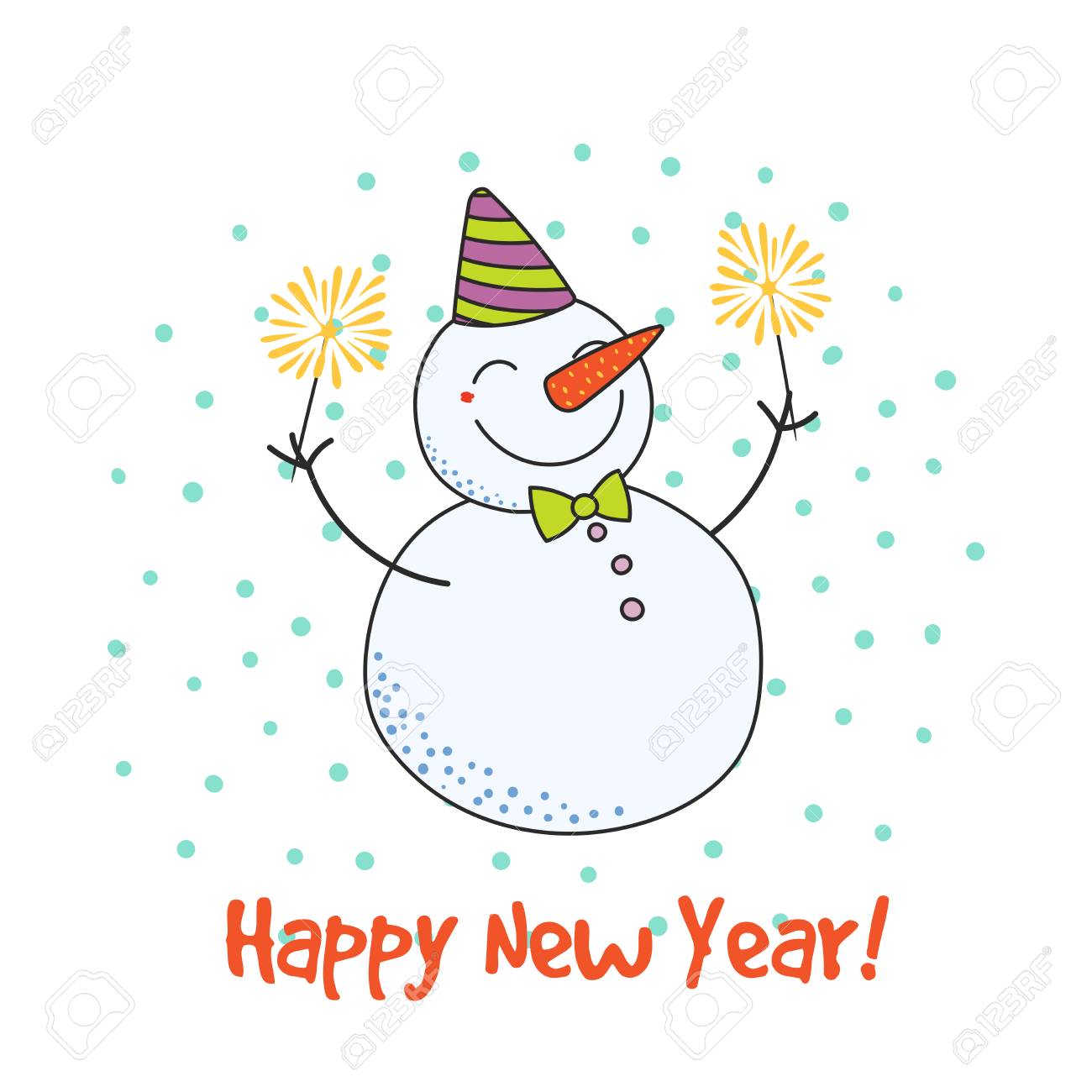 happy new year snowman clipart 10 free Cliparts | Download images on ...