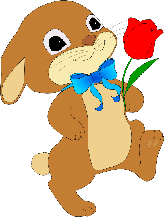 Clipart happy rabbit, Clipart happy rabbit Transparent FREE.